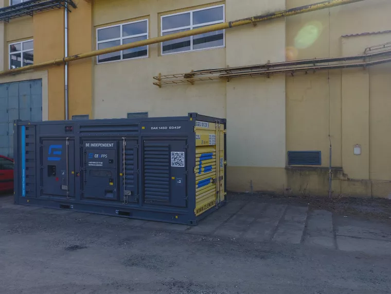 Výkonná 1MWh elektrocentrála již je na místě 