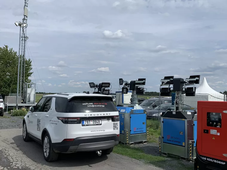Mobilní energie od CE.ENERGY pro koncerty RAMMSTEIN, METALLICA, GUNS N’ ROSES, IRON MAIDEN a další. (Praha- léto 2022)