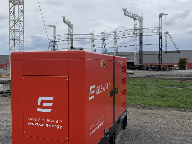 Mobilní energie od CE.ENERGY pro koncerty RAMMSTEIN, METALLICA, GUNS N’ ROSES, IRON MAIDEN a další. (Praha- léto 2022)