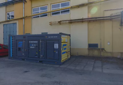 Výkonná 1MWh elektrocentrála již je na místě 