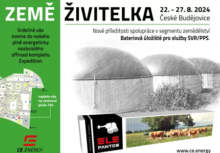 ZEMĚ ŽIVITELKA poprvé za účasti CE.ENERGY